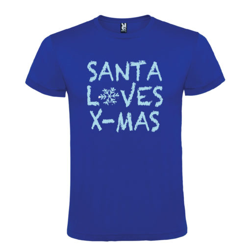 T-shirt Natale - Santa Loves X-Mas